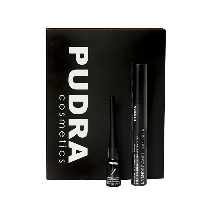 Gift set from Pudra Cosmetics | Mascara + eyeliner